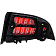 Driver Side Tail Light, without Bulb, Halogen, Red Lens, Type S Model
