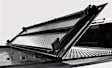 2017 Toyota Tundra - LOMAX Hard Tri-fold Series Folding Hard Tonneau Cover, ,Aluminum, Approx. 6 ft. 6 in. Bed