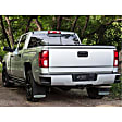 E004003209 Front or Rear, Driver and Passenger Side Mud Flaps, Black, Rubber