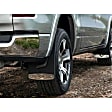 E004003209 Front or Rear, Driver and Passenger Side Mud Flaps, Black, Rubber
