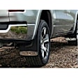 E104004239 Front or Rear, Driver and Passenger Side Mud Flaps, Black, Rubber