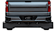H1010119 Rear, Driver and Passenger Side Mud Flaps, Black, Rubber