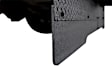 H1040049 Rear, Driver and Passenger Side Mud Flaps, Black, Rubber