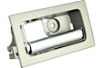 FD0818451 Front Or Rear, Driver Side Gray and chrome Interior Door Handle, Crew Cab Pickup