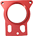 200-512-1 Throttle Body Spacer - Anodized Red, Aluminum, Direct Fit, Sold Individually
