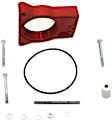 200-520 Throttle Body Spacer - Anodized Red, Aluminum, Direct Fit, Sold Individually