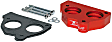 200-540 Throttle Body Spacer - Anodized Red, Aluminum, Direct Fit, Sold Individually