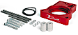 1998 Chevrolet S10 - Throttle Body Spacer - Anodized Red, Aluminum, Direct Fit, Sold Individually