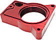 1998 Chevrolet S10 - Throttle Body Spacer - Anodized Red, Aluminum, Direct Fit, Sold Individually
