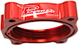 200-585-1 Throttle Body Spacer - Anodized Red, Aluminum, Direct Fit, Sold Individually