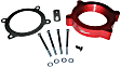 2007 Chevrolet Tahoe - Throttle Body Spacer - Anodized Red, Aluminum, Direct Fit, Sold Individually