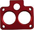 300-560 Throttle Body Spacer - Anodized Red, Aluminum, Direct Fit, Sold Individually