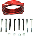 350-532 Throttle Body Spacer - Anodized Red, Aluminum, Direct Fit, Sold Individually