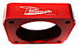 400-591 Throttle Body Spacer - Anodized Red, Aluminum, Direct Fit, Sold Individually