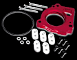 2005 Ford Excursion - Throttle Body Spacer - Anodized Red, Aluminum, Direct Fit, Sold Individually
