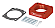 450-613 Throttle Body Spacer - Anodized Red, Aluminum, Direct Fit, Sold Individually