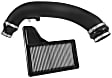 450-730 Jr. Kit Cold Air Intake, Cotton Gauze, Oiled, Black, Plastic