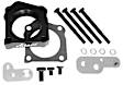 510-502 Throttle Body Spacer - Anodized Red, Aluminum, Direct Fit, Sold Individually