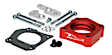 510-502 Throttle Body Spacer - Anodized Red, Aluminum, Direct Fit, Sold Individually