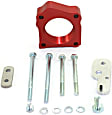 510-503 Throttle Body Spacer - Anodized Red, Aluminum, Direct Fit, Sold Individually