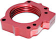 510-537 Throttle Body Spacer - Anodized Red, Aluminum, Direct Fit, Sold Individually