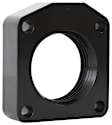 510-608 Throttle Body Spacer - Anodized Red, Aluminum, Direct Fit, Sold Individually