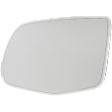 2014-2020 Acura MDX - Driver Side Mirror Glass, Heated, No Blind Spot Feature