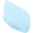 Passenger Side Mirror Glass, Heated, No Blind Spot Feature