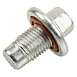 11569943 GM Original Equipment Series Oil Drain Plug - Black, Steel, Standard, Direct Fit, Sold Individually