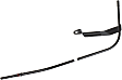 12563918 GM Original Equipment Series Oil Dipstick Tube - Black, Steel