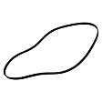 12627134 Serpentine Belt - Sold Individually