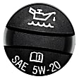 2011 GMC Acadia - Oil Filler Cap, Black, Plastic