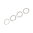 12682502 Piston Ring Set - Direct Fit, Set