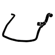 13118272 Lower Rubber Radiator Hose, 1.8L, 4Cyl GM Original Equipment Series