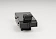 13305370 Front, Driver or Passenger Side Window Switch, Black, 1 Button