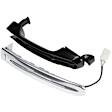 13534893 Front, Driver or Passenger Side Black Exterior Door Handle, Without Key Hole