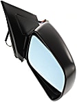 Passenger Side Mirror, Power, Manual Folding, Heated, Paintable, No Signal Light, With memory, No Puddle Light, No Auto-Dimming, No Blind Spot Feature, With Touring Package