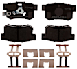14D1086CHF2 Rear Ceramic Brake Pad Set