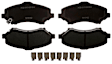 2012 Jeep Wrangler - Front Brake Pad Set, Recommend Installation Of Brake Pad Drag Reduction Clip