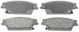 2008 Cadillac STS - Rear Semi-metallic Brake Pad Set, 3.6L 6Cyl, GM Brake Code JE5, Oe Pad Material Is Semi-Metallic, Advantage Series