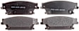 14D1020CHF1 Rear Silver Series Ceramic Brake Pad Set
