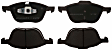 2007 Ford Focus - Front Brake Pad Set, Revised F1 Part Design; Oe Equipped With Ceramic Pads, Advantage Series