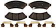 14D1075CHF1 Front Advantage Series Ceramic Brake Pad Set