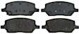14D1093CHF1 Rear Advantage Series Ceramic Brake Pad Set