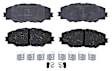 2015 Scion tC - Front Ceramic Brake Pad Set, FWD