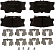 2012 Toyota RAV4 - Rear Brake Pad Set, 4WD, Recommend Installation Of Brake Pad Drag Reduction Clip, Oe Equipped With Ceramic Pads, Advantage Series