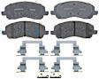 2012 Dodge Avenger - Front Ceramic Brake Pad Set, With 11.57 in. Diameter Rotor, Advantage Series