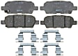 14D1288CH Rear Advantage Series Ceramic Brake Pad Set