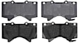 2014 Toyota Tundra - Front Ceramic Brake Pad Set, Advantage Series
