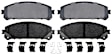 14D1324CHF1 Front Advantage Series Ceramic Brake Pad Set